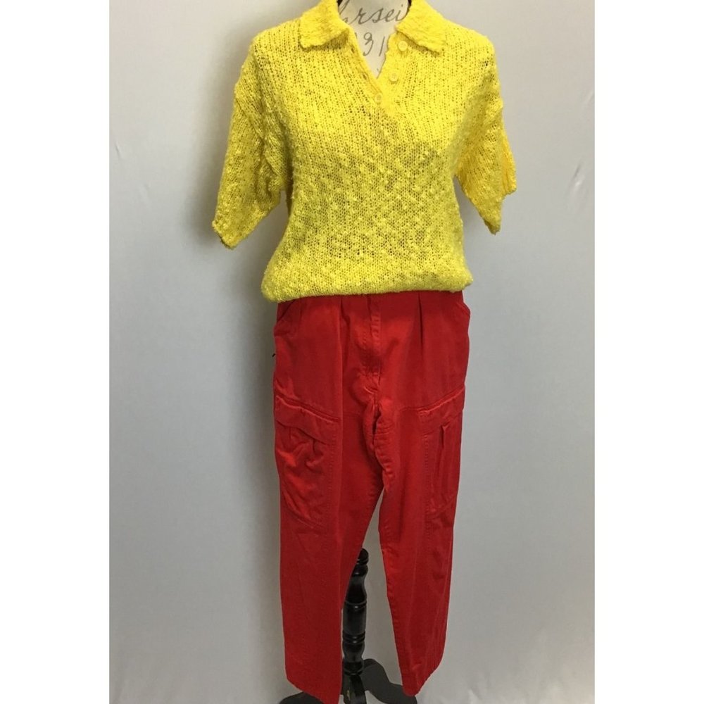 Vintage Tomboy- Tapered Leg, Cotton Cargo Pants
